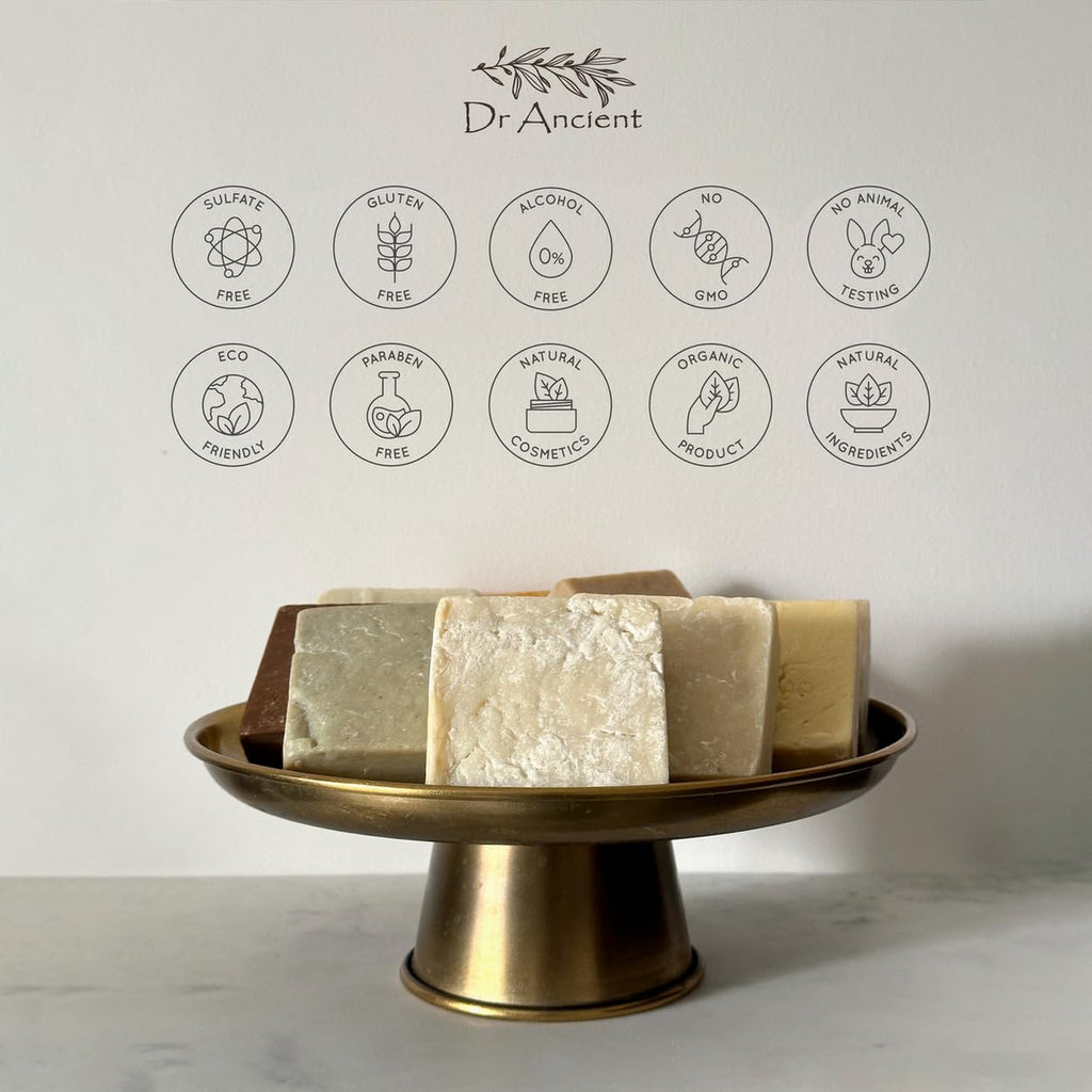 Sulphur Soap Bar Organic Natural Vegan Traditional Handmade Antique