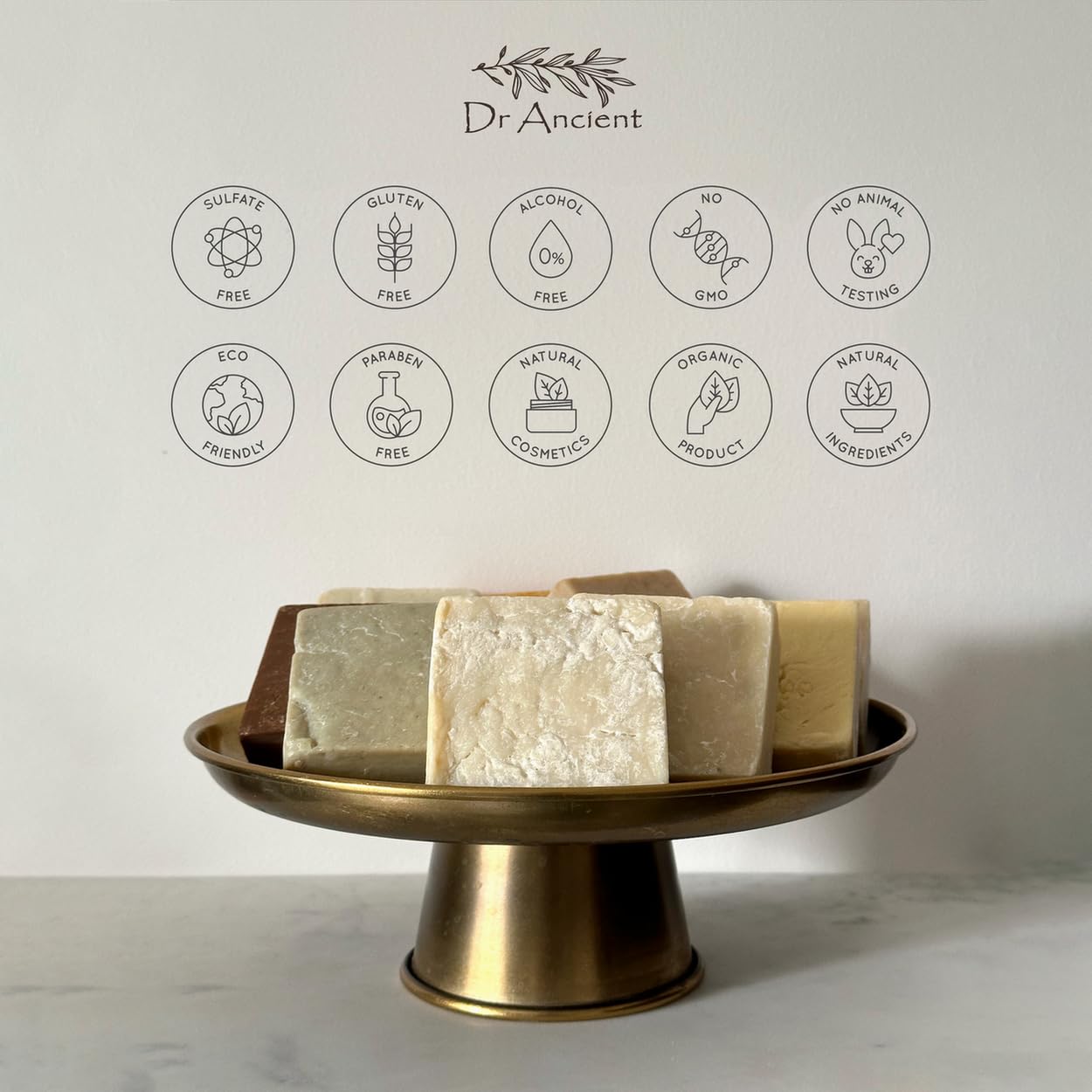 Sulphur Soap Bar Organic Natural Vegan Traditional Handmade Antique
