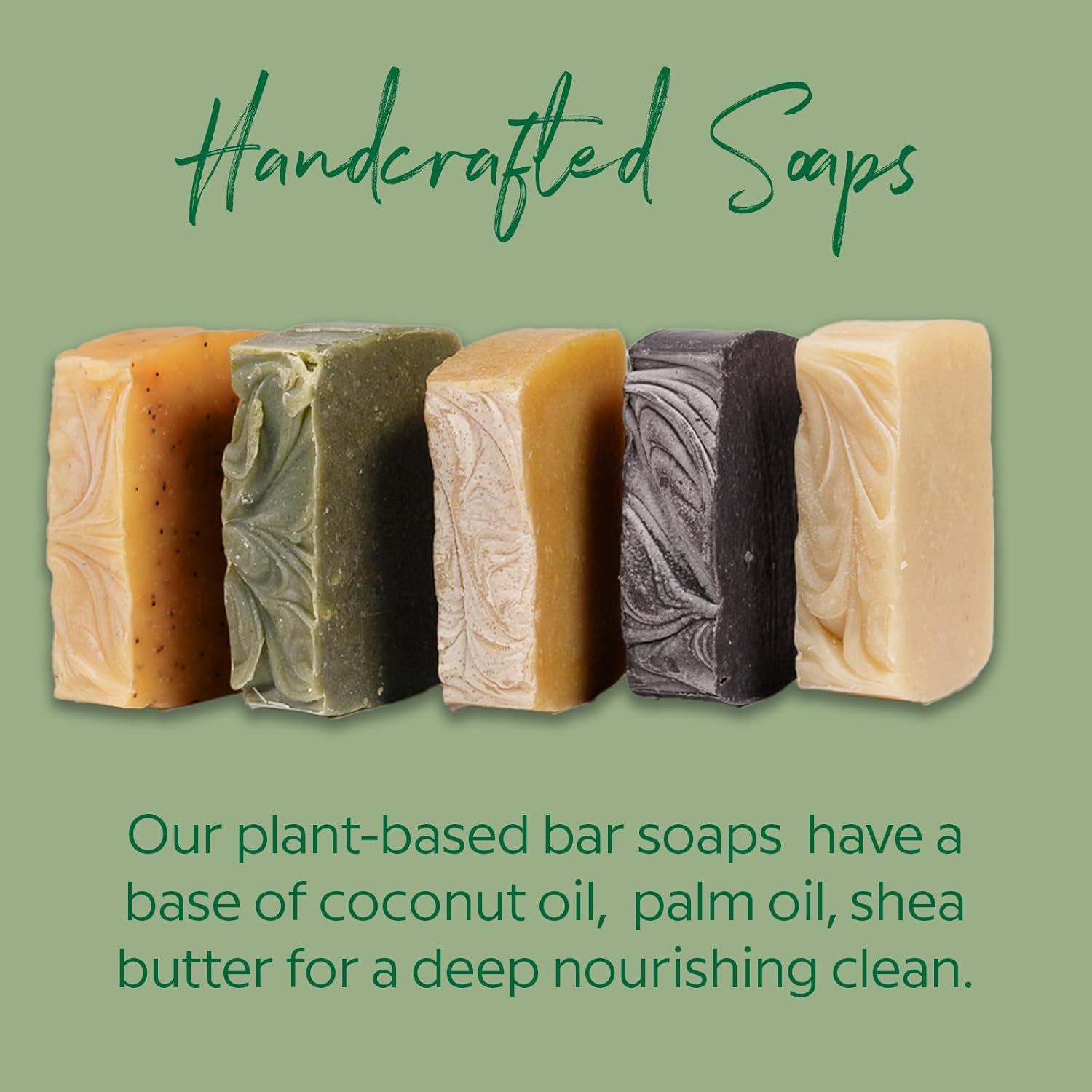 Neem Chlorella Bar Soap - Moisturizing Face & Body Soap